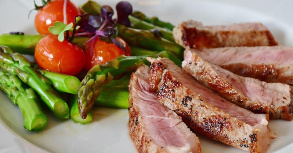 Asparagus Steak Dinner